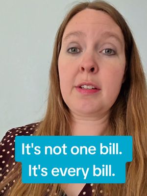 Creator discussing rising rent and utility bills